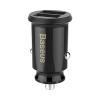 Зарядно устройство за кола адаптер Baseus Grain Car Charger USB-A 15W - черно