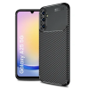 Луксозен силиконов калъф / кейс / TPU Auto Focus за Samsung Galaxy A25 5G - черен / Carbon