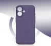Луксозен гръб / кейс / Smooth Guard Silicone Case с безжично зареждане MagSafe за Apple iPhone 16 Plus (6.7) - лилав