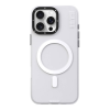 Оригинален удароустойчив гръб TPU кейс Youngkit Hidden Sand Series Case с безжично зареждане MagSafe за Apple iPhone 16 Pro (6.3) - бял