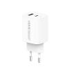 Зарядно устройство VIDVIE PLE248 220V 20W / USB + Type C to Type C - бяло