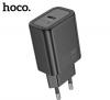 Универсално зарядно устройство / адаптер / HOCO N62 220V 30W / Type-C - черно
