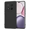 Силиконов калъф / гръб / TPU кейс за Honor Magic 7 Lite - черен гръб със защита за камерата / мат