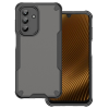 Удароустойчив гръб TPU кейс Defender Matt Case за Samsung Galaxy A26 5G - прозрачен / черен кант