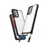 Луксозен гръб / кейс / Protective Armor Case за Samsung Galaxy A26 5G - прозрачен / черен кант