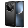 Силиконов калъф / гръб / кейс за Honor Magic 7 Pro - черен / carbon