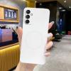 Луксозен силиконов калъф / кейс / Electro Case с безжично зареждане MagSafe за Samsung Galaxy A36 5G - бял