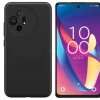 Силиконов калъф / гръб / TPU кейс за TCL 50XL - черен гръб със защита за камерата / мат