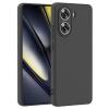 Силиконов калъф / гръб / TPU кейс за Xiaomi Poco X7 Pro - черен гръб със защита за камерата / мат