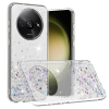 Силиконов калъф / гръб / Brillant Clear Case за Xiaomi Redmi A3 - прозрачен / блестящи стружки