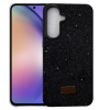 Луксозен гръб / кейс / Bling Case с камъни за Samsung Galaxy A56 5G - черен