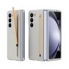 Луксозен калъф с твърд гръб Cover Case за Samsung Z Fold 7 - сив