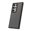 Луксозен гръб / кейс / Crystal Black Case за Samsung Galaxy S24 Ultra - черен мат / черен кант