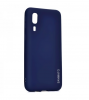 Луксозен силиконов калъф / гръб / Sammato Cover TPU Case за Samsung Galaxy A2 Core - син