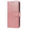 Луксозен кожен калъф Magnet Book със стойка за Xiaomi Redmi 15C - Rose Gold