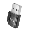 Адаптер за транфер на данни Hoco UA31D OTG от USB-A към USB-C - черен
