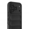 Силиконов калъф Magic case за Honor 600 Pro - Черен кейс със защита за камерата