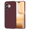 Силиконов калъф / кейс за Honor 600 Lite - бордо гръб със защита за камерата