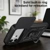 Удароустойчив гръб TPU кейс за Honor 600 Ring Armor Case - черен