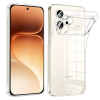 Силиконов калъф / кейс за Honor 600 - прозрачен гръб със защита за камерата