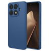 Силиконов калъф / кейс за Xiaomi 17T - Тъмносин гръб със защита за камерата