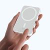 Външна батерия Power Bank Dudao K26 10000mAh 20W USB-A / USB-C / MagSafe Wireless / PD/20W USB-C порт и безжично зареждане с MagSafe / Magnetic Wireless Charging Power Bank Dudao K26 10000mAh 20W USB-A / USB-C / MagSafe - Бяла