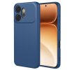 Силиконов калъф / кейс за Honor 600 Smar - син гръб със защита за камерата