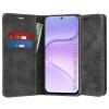 Луксозен кожен калъф Flip тефтер Magnet Smart Book за Honor 600 Smart - Черен 