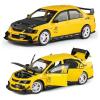 Метална кола с отварящи се врати светлини и звуци Mitsubishi Lancer Evolution 1:24