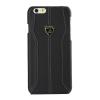 Оригинален кожен твърд гръб / капак / LAMBORGHINI за Apple iPhone 6 4,7"- черен