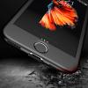 Силиконов калъф / гръб / TPU 360° KST за Apple iPhone 7 - черен / лице и гръб