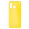 Силиконов калъф / гръб / Molan Cano Glossy Jelly Case за Huawei P30 Lite - жълт / гланц / брокат