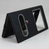 Кожен калъф Flip тефтер S-View New Face за LG G5 - черен / Flexi