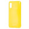 Силиконов калъф / гръб / TPU MOLAN CANO Jelly Case за Nokia 7.2 - жълт / брокат