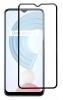 5D full cover Tempered glass Full Glue screen protector Realme C21 / Извит стъклен скрийн протектор с лепило от вътрешната страна за Realme C21 - черен