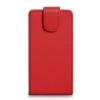 Кожен калъф Flip тефтер за Huawei U8950D Ascend G600 - червен
