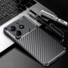 Луксозен силиконов калъф / кейс / TPU Auto Focus за Xiaomi Redmi Note 14 5G - черен / Carbon