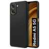 Силиконов калъф / гръб / TPU кейс за Xiaomi Redmi A5 - черен гръб със защита за камерата / мат