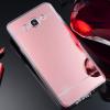 Луксозен силиконов калъф / гръб / TPU за Samsung Galaxy J7 2016 J710 - Rose Gold / огледален