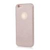 Луксозен силиконов калъф / гръб / TPU G-CASE за Apple iPhone 6 / iPhone 6S - Rose Gold / брокат