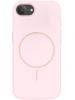 Луксозен гръб / кейс / Smooth Guard Silicone Case с безжично зареждане MagSafe за Apple iPhone 16e - розов