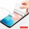 Удароустойчив силиконов протектор / мек / PET с черен кант / Nano Flexible Screen Protector с лепило по цялата повърхност за Samsung S23 Ultra 5G