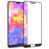 3D full cover Tempered glass Full Glue screen protector Huawei P20 / Извит стъклен скрийн протектор с лепило от вътрешната страна за Huawei P20 - черен