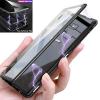 Магнитен калъф Bumper Case 360° FULL за Samsung Galaxy Note 9 - прозрачен / черна рамка 