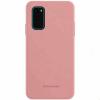 Силиконов калъф / гръб / TPU MOLAN CANO Jelly Case за Samsung Galaxy S20 - светло розов / мат