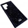 Луксозен твърд гръб / кейс / Swarovski за Samsung Galaxy S22 Ultra 5G - черен / камъни