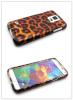 Силиконов калъф / гръб / TPU за Samsung G900 Galaxy S5 / Samsung S5 - кафяв / Леопард / Leopard