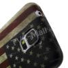 Силиконов калъф / гръб / TPU за Samsung Galaxy S5 G900 - Retro American Flag