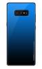 Луксозен стъклен твърд гръб за Samsung Galaxy S8 G950 - преливащ / синьо и черно