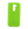 Луксозен силиконов калъф / гръб / TPU Mercury GOOSPERY Jelly Case за LG K8 - зелен